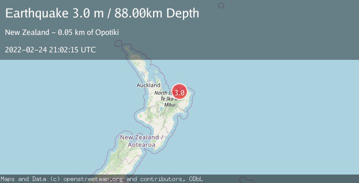 Map of OFF E. COAST OF N. ISLAND, N.Z.
