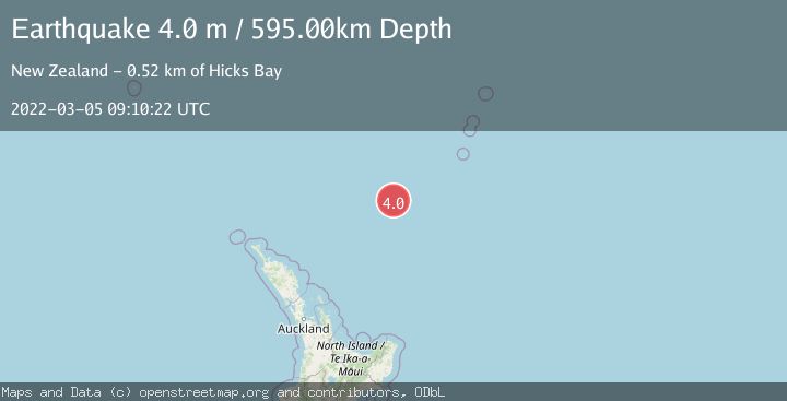 Map of SOUTH OF KERMADEC ISLANDS