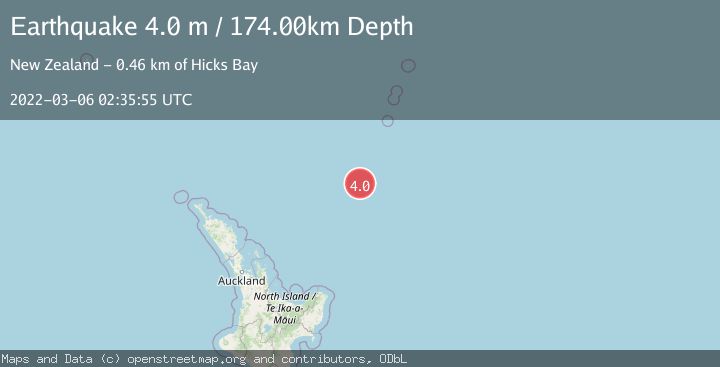 Map of SOUTH OF KERMADEC ISLANDS