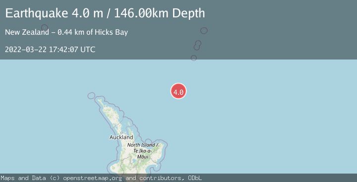 Map of SOUTH OF KERMADEC ISLANDS