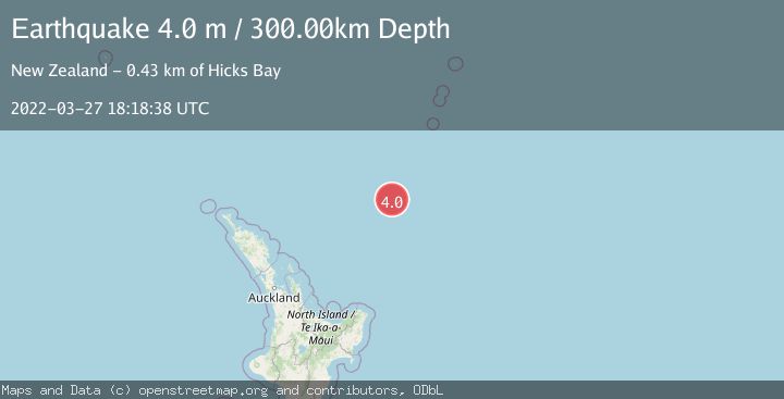 Map of SOUTH OF KERMADEC ISLANDS