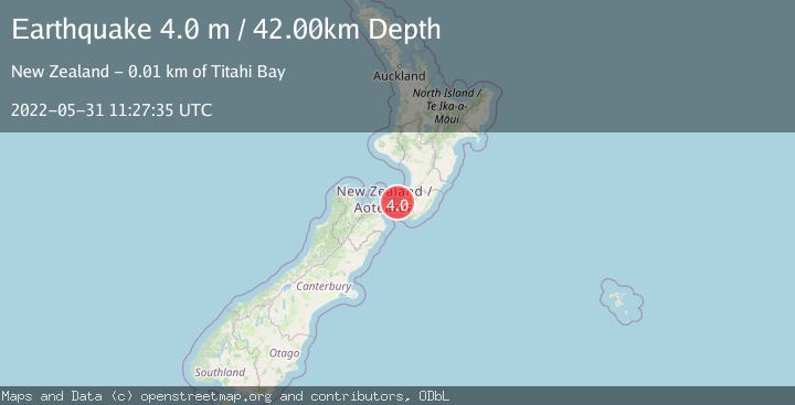Map of COOK STRAIT, NEW ZEALAND