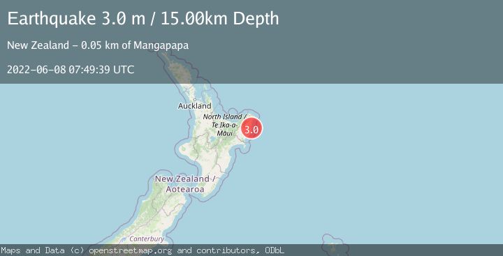 Map of OFF E. COAST OF N. ISLAND, N.Z.