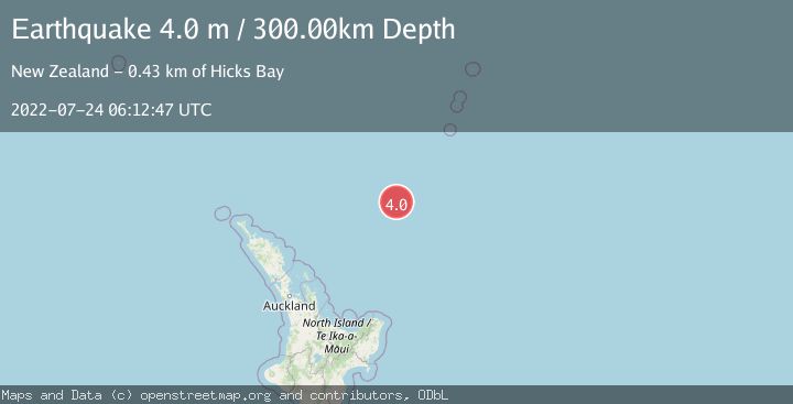 Map of SOUTH OF KERMADEC ISLANDS
