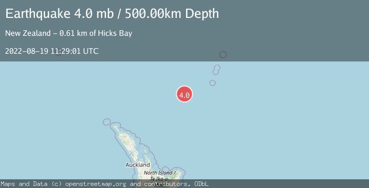 Map of SOUTH OF KERMADEC ISLANDS