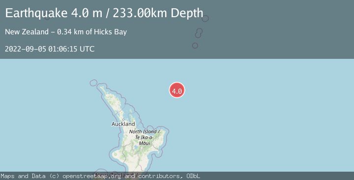 Map of SOUTH OF KERMADEC ISLANDS