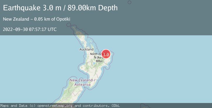 Map of OFF E. COAST OF N. ISLAND, N.Z.