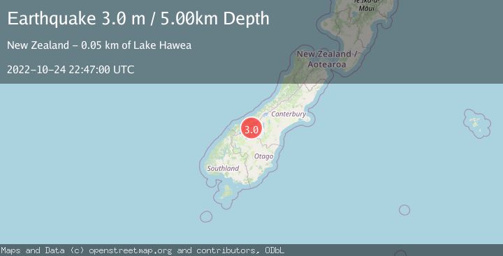 Map of SOUTH ISLAND OF NEW ZEALAND