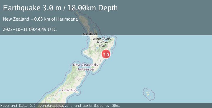 Map of OFF E. COAST OF N. ISLAND, N.Z.