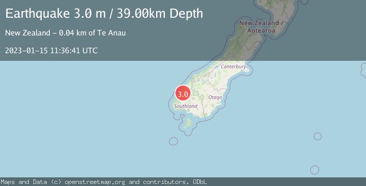 Map of SOUTH ISLAND OF NEW ZEALAND