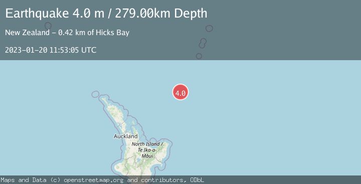 Map of SOUTH OF KERMADEC ISLANDS