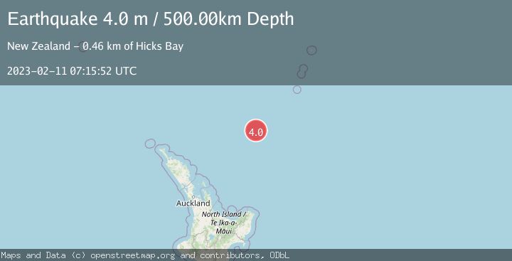 Map of SOUTH OF KERMADEC ISLANDS