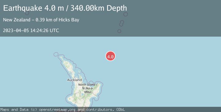 Map of SOUTH OF KERMADEC ISLANDS