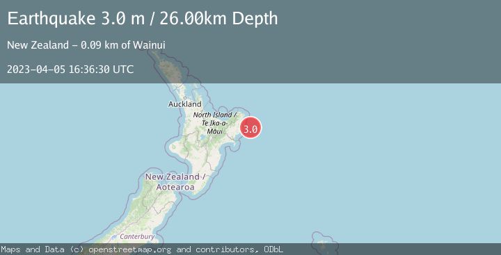 Map of OFF E. COAST OF N. ISLAND, N.Z.