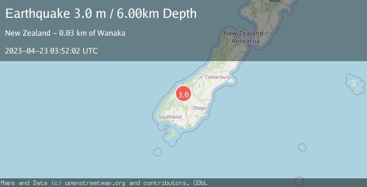 Map of SOUTH ISLAND OF NEW ZEALAND
