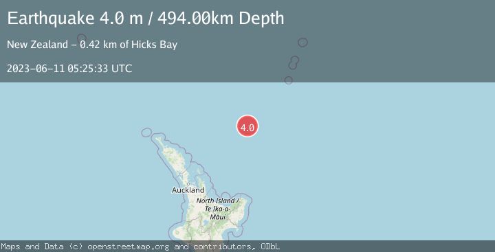 Map of SOUTH OF KERMADEC ISLANDS