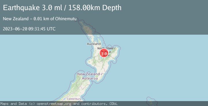 Map of NORTH ISLAND OF NEW ZEALAND
