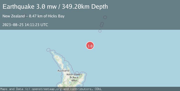 Map of SOUTH OF KERMADEC ISLANDS
