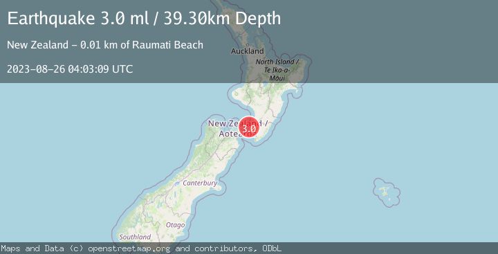 Map of COOK STRAIT, NEW ZEALAND