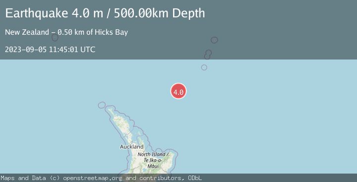 Map of SOUTH OF KERMADEC ISLANDS