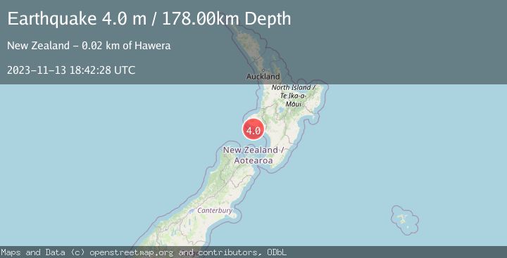 Map of NORTH ISLAND OF NEW ZEALAND