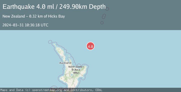 Map of SOUTH OF KERMADEC ISLANDS