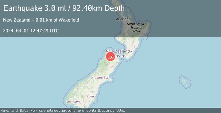 Map of SOUTH ISLAND OF NEW ZEALAND