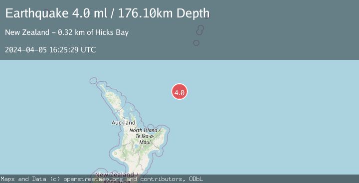 Map of SOUTH OF KERMADEC ISLANDS