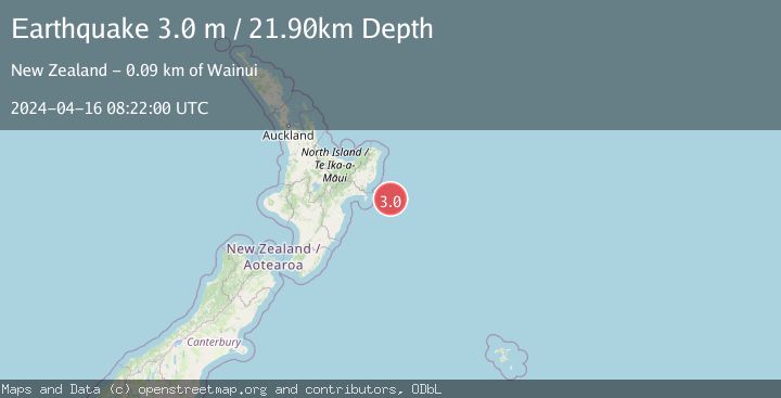 Map of OFF E. COAST OF N. ISLAND, N.Z.