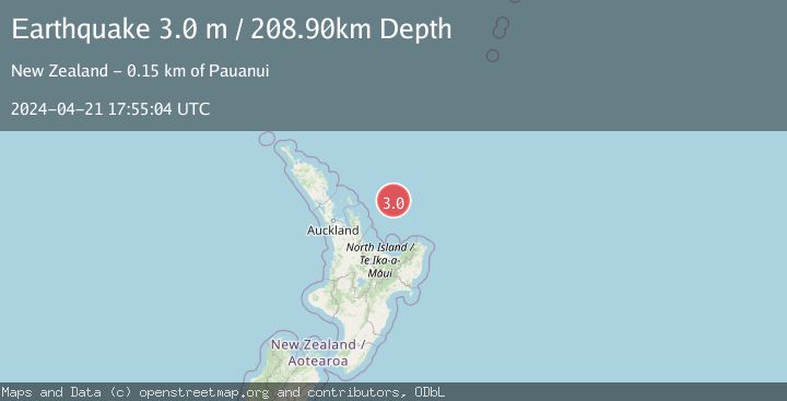 Map of OFF E. COAST OF N. ISLAND, N.Z.