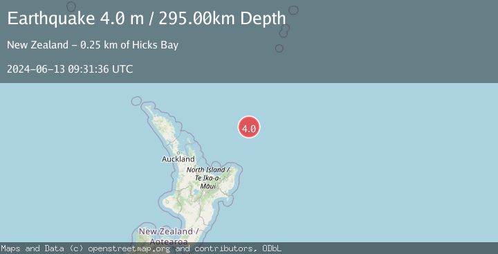 Map of OFF E. COAST OF N. ISLAND, N.Z.