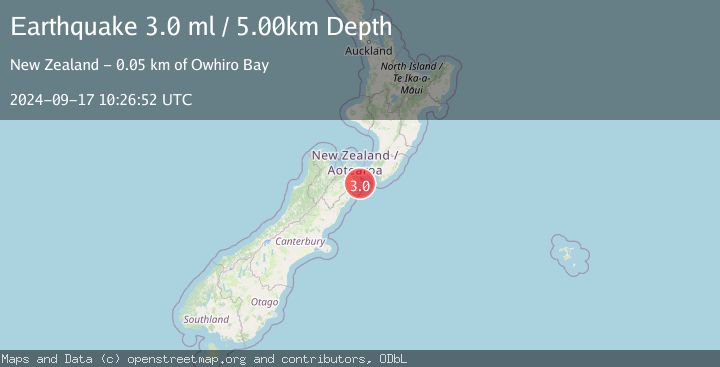 Map of COOK STRAIT, NEW ZEALAND