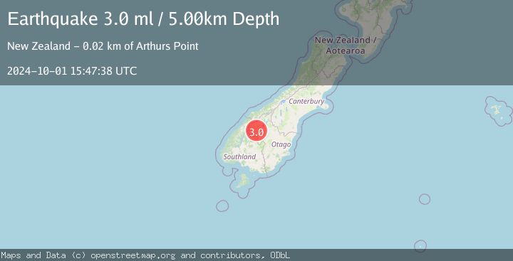 Map of SOUTH ISLAND OF NEW ZEALAND