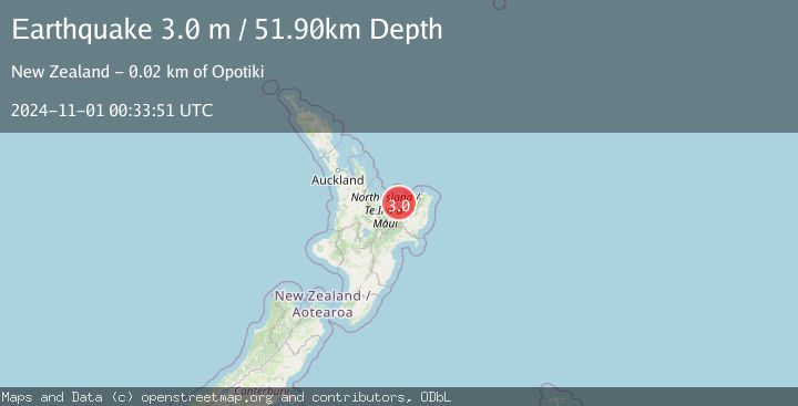 Map of OFF E. COAST OF N. ISLAND, N.Z.