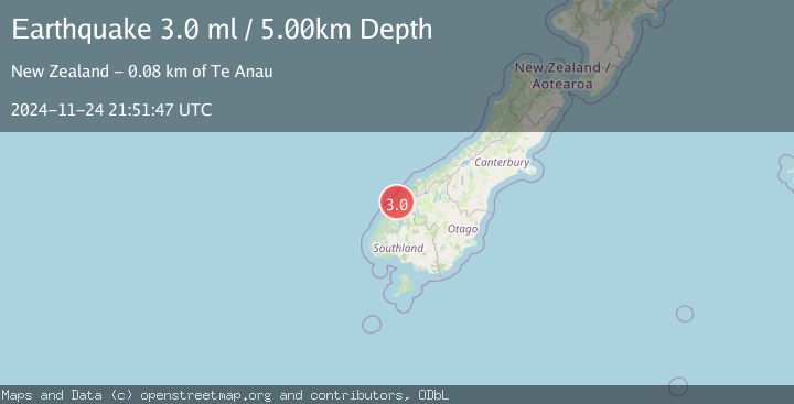 Map of SOUTH ISLAND OF NEW ZEALAND