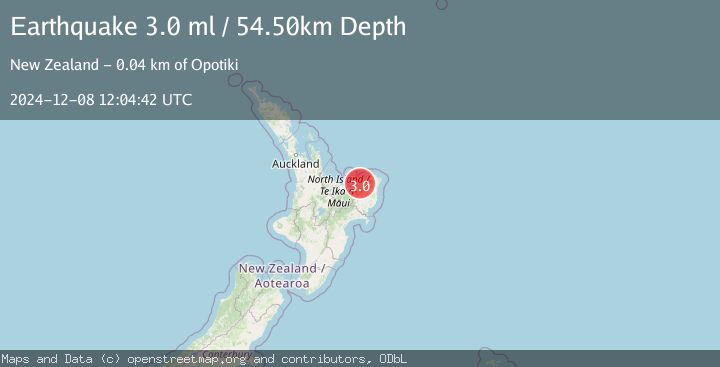 Map of OFF E. COAST OF N. ISLAND, N.Z.