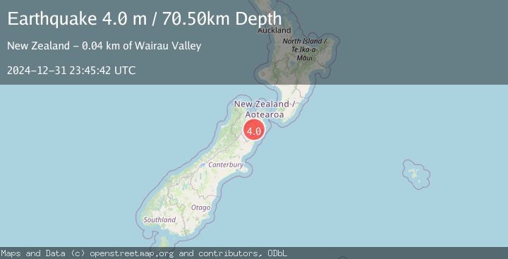 Map of SOUTH ISLAND OF NEW ZEALAND