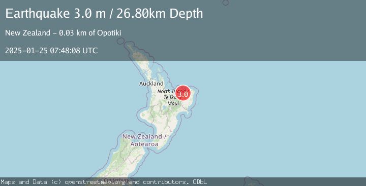 Map of OFF E. COAST OF N. ISLAND, N.Z.