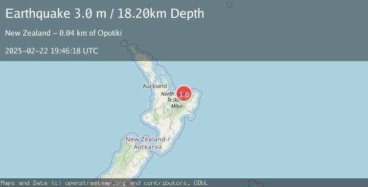 Map of OFF E. COAST OF N. ISLAND, N.Z.