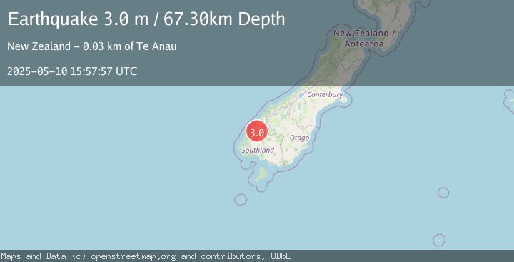 Map of SOUTH ISLAND OF NEW ZEALAND