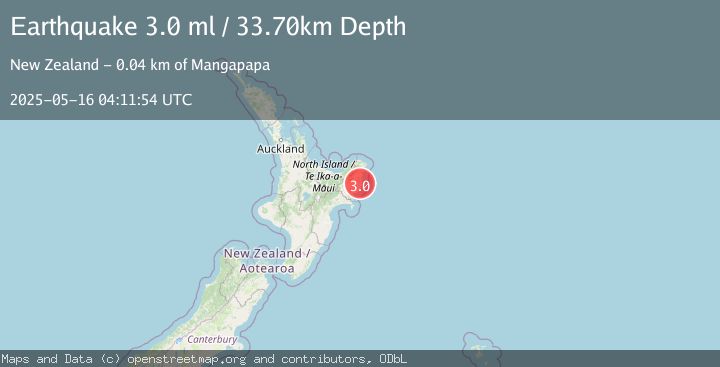 Map of OFF E. COAST OF N. ISLAND, N.Z.