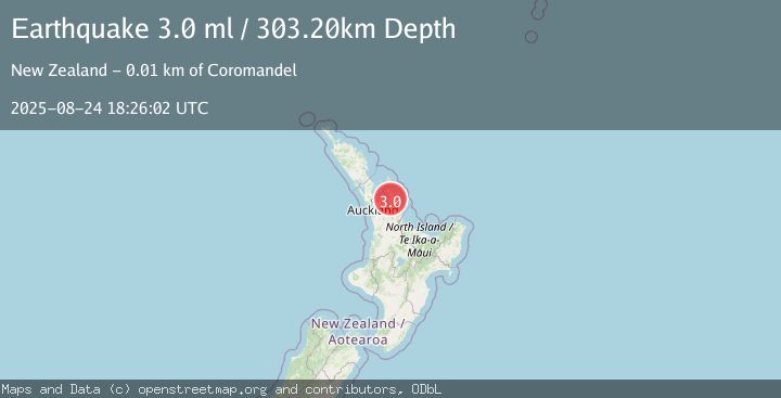 Map of OFF E. COAST OF N. ISLAND, N.Z.