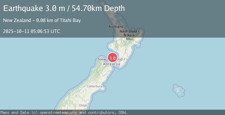 Map of COOK STRAIT, NEW ZEALAND