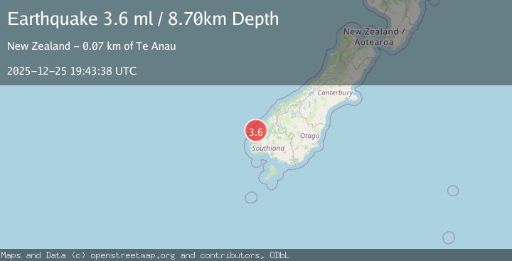 Map of OFF W. COAST OF S. ISLAND, N.Z.