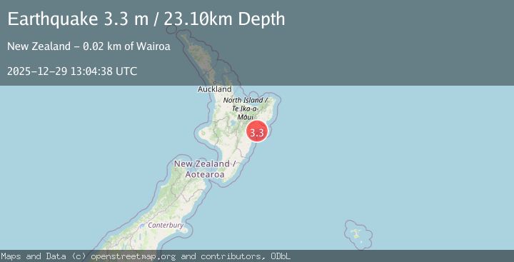 Map of OFF E. COAST OF N. ISLAND, N.Z.