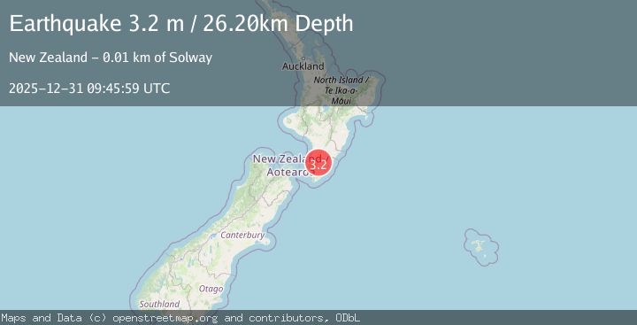 Map of NORTH ISLAND OF NEW ZEALAND