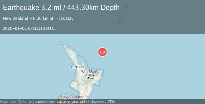 Map of OFF E. COAST OF N. ISLAND, N.Z.