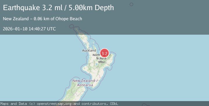 Map of OFF E. COAST OF N. ISLAND, N.Z.