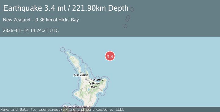 Map of SOUTH OF KERMADEC ISLANDS