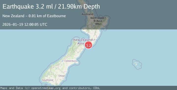 Map of COOK STRAIT, NEW ZEALAND